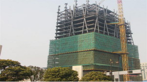 鋼構高層斜交網格